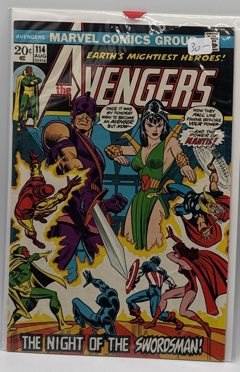 The Avengers #114 cover