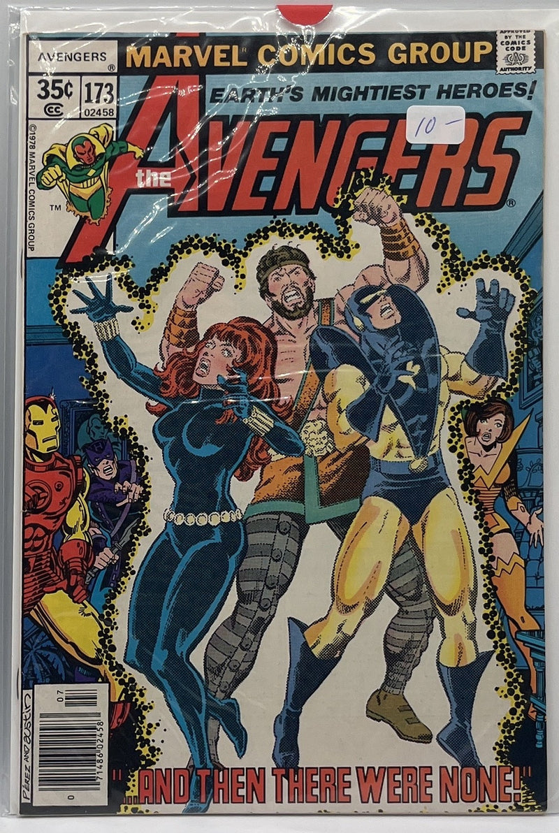 The Avengers #173 cover