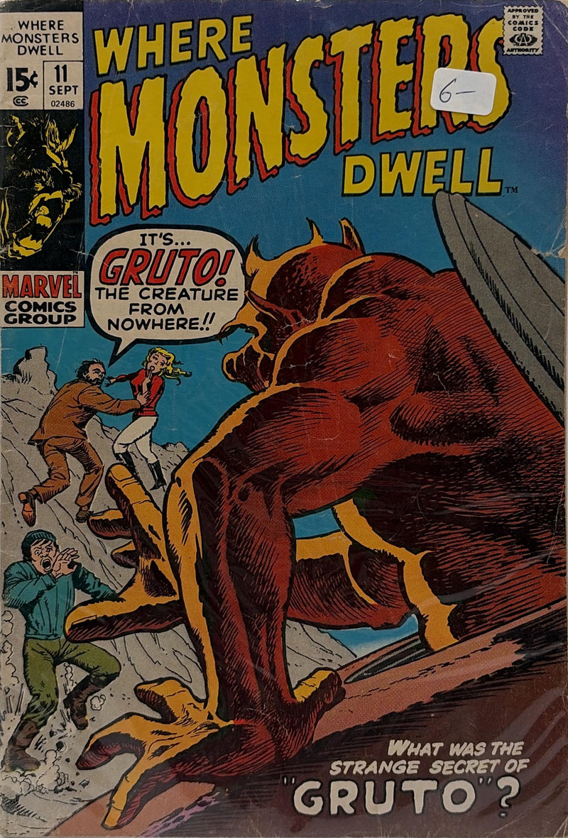Where Monsters Dwell #11 — front cover