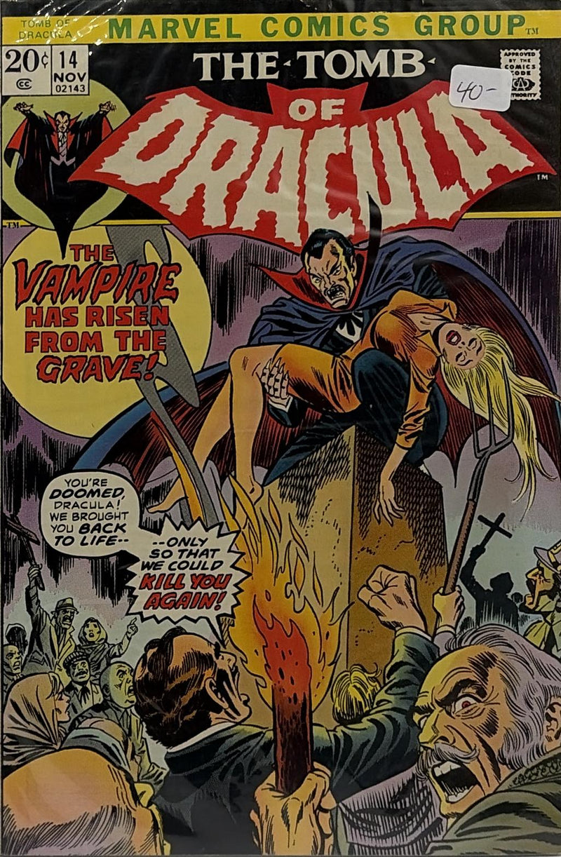 The Tomb of Dracula #14 — front cover