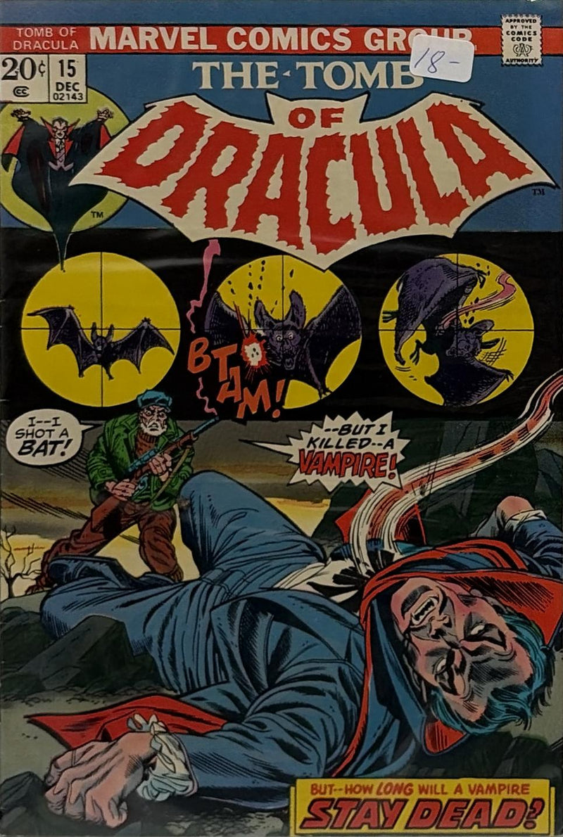 The Tomb of Dracula #15 — front cover