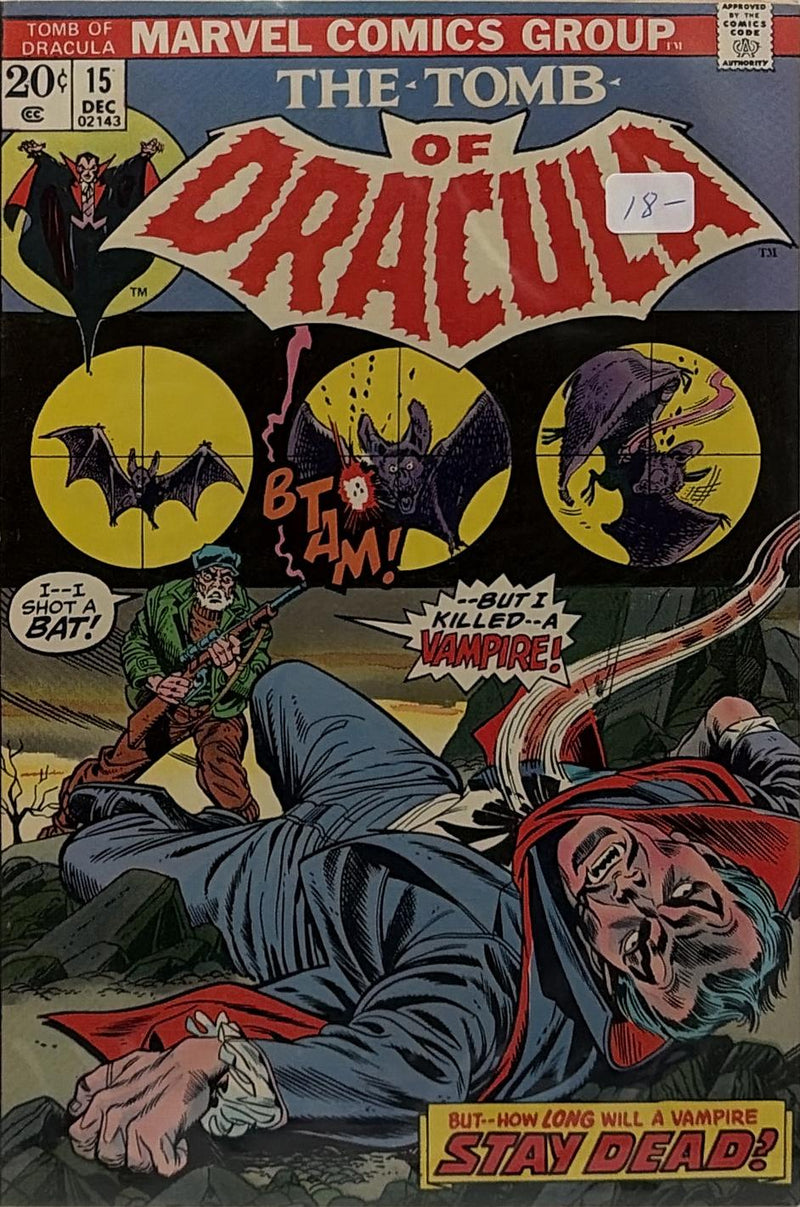 The Tomb of Dracula #15 — front cover
