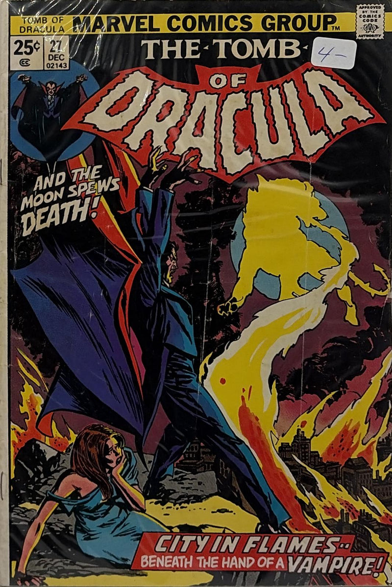 The Tomb of Dracula #27 — front cover