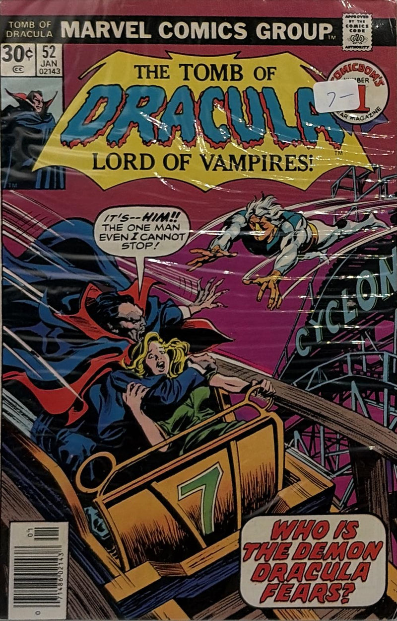 The Tomb of Dracula #52 — front cover