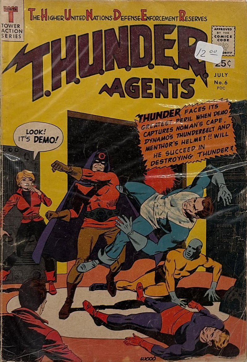 T.H.U.N.D.E.R. Agents #6 — front cover