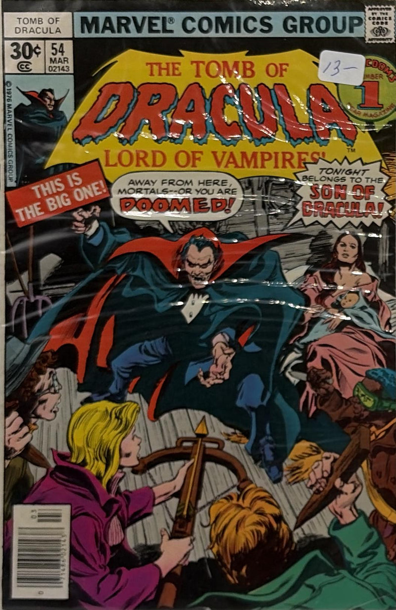 The Tomb of Dracula #54 — front cover