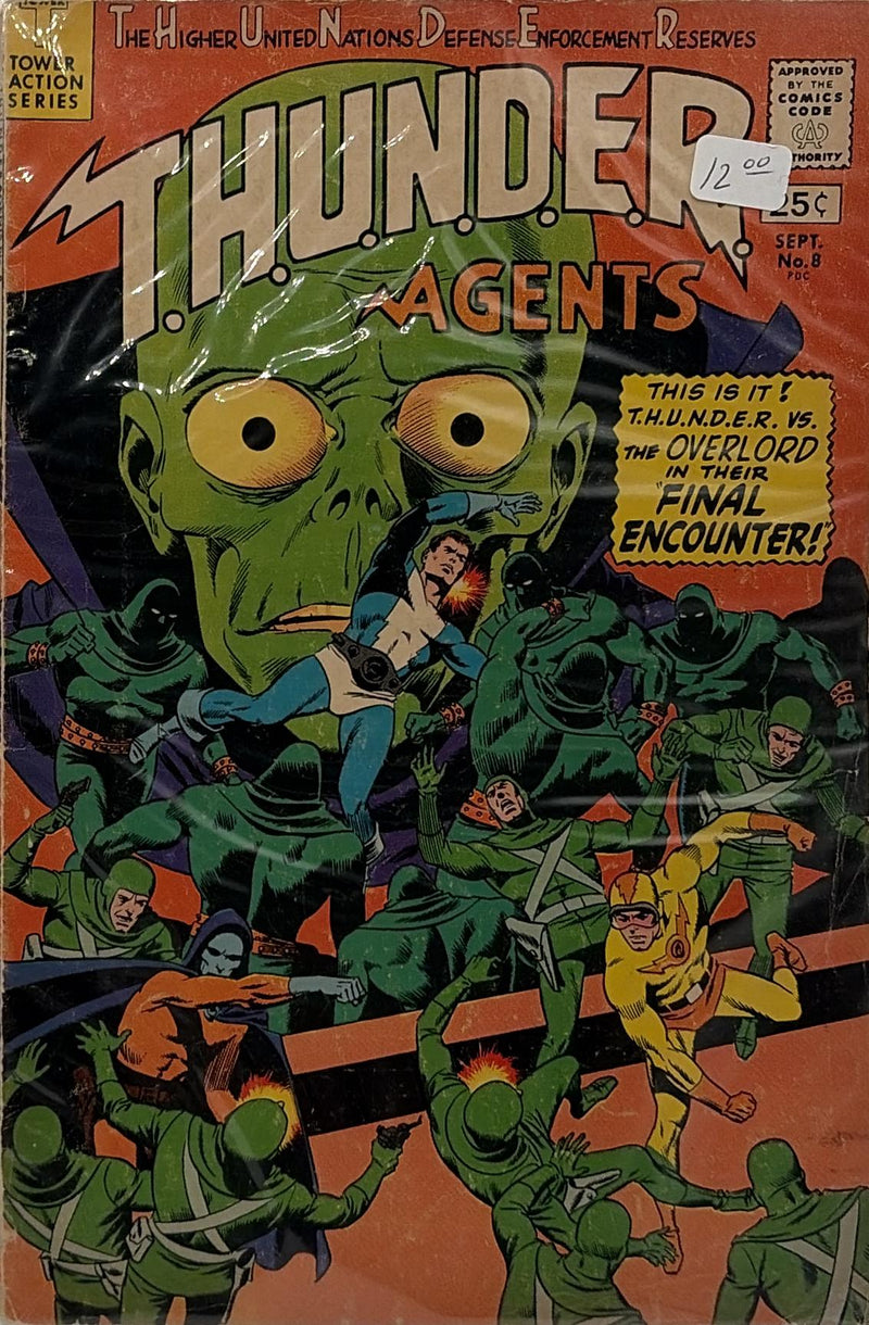 T.H.U.N.D.E.R. Agents #8 — front cover