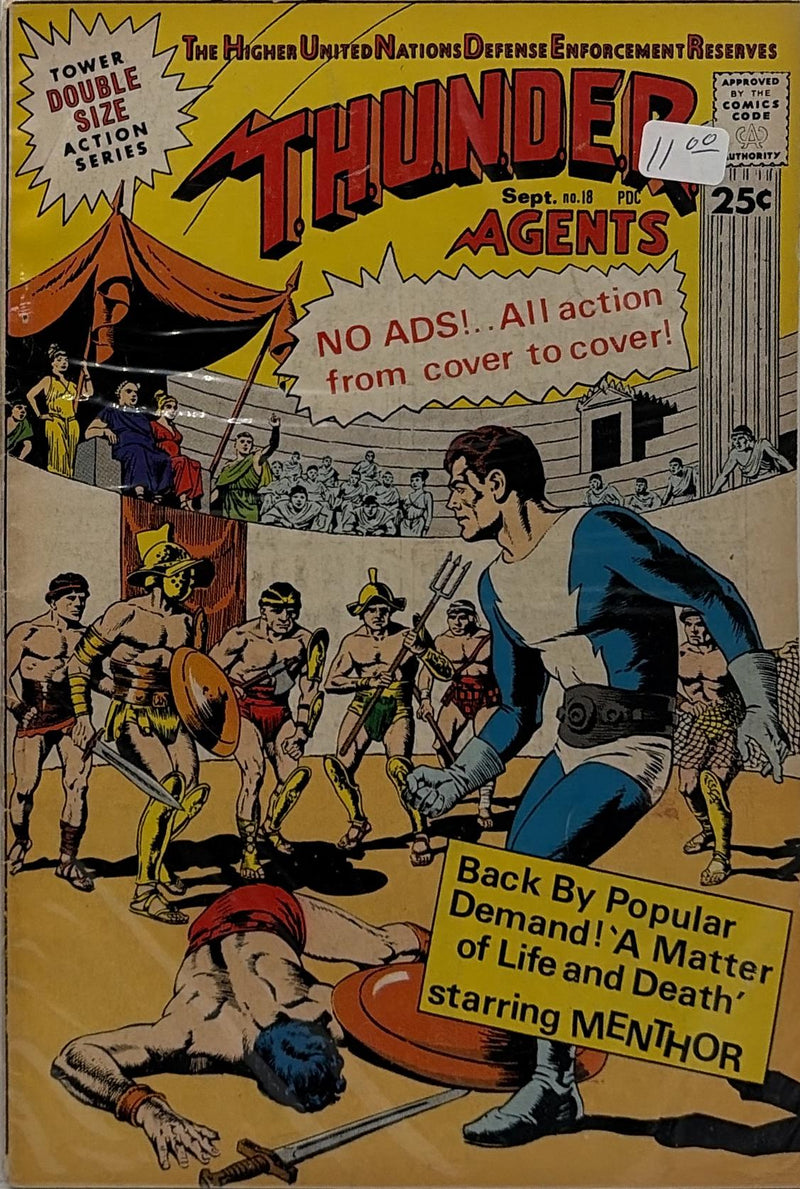 T.H.U.N.D.E.R. Agents #18 — front cover