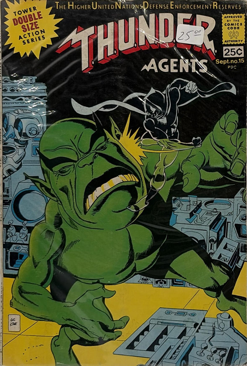 T.H.U.N.D.E.R. Agents #15 — front cover