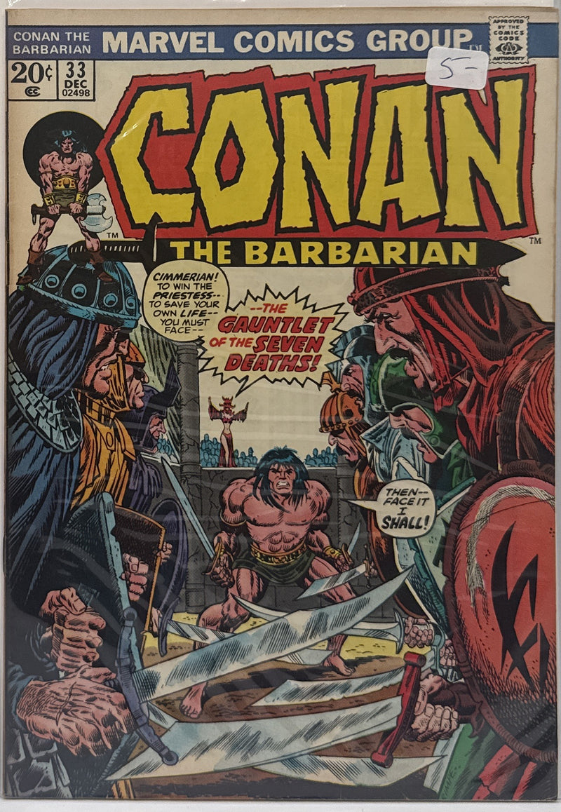 Conan the Barbarian #33 β front cover
