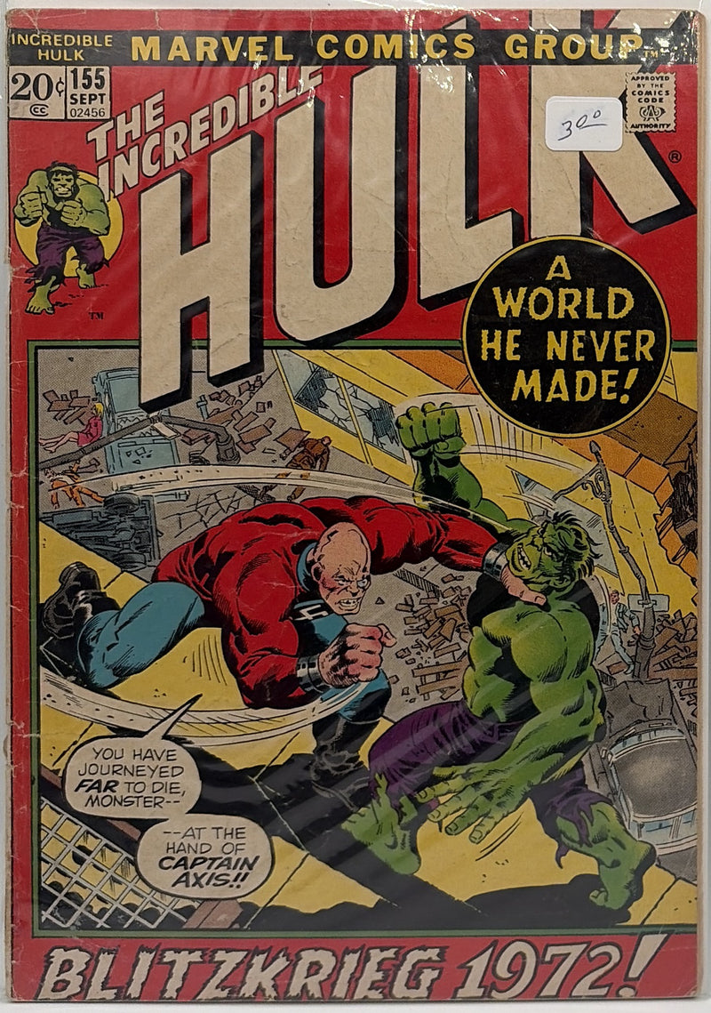 The Incredible Hulk #155 β front cover