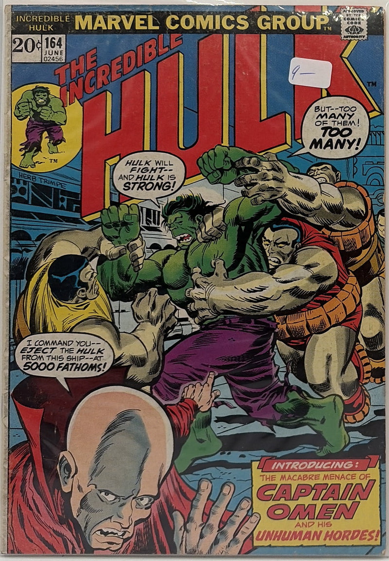 The Incredible Hulk #164 β front cover
