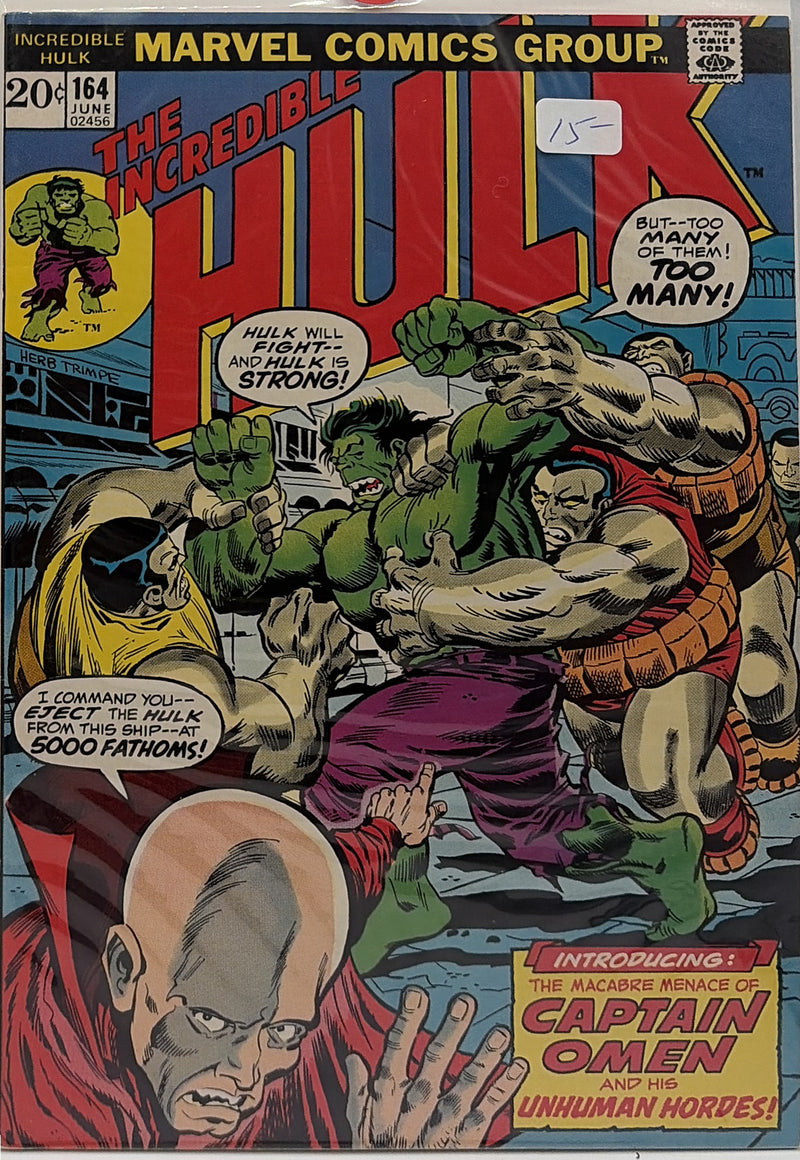 The Incredible Hulk #164 β front cover