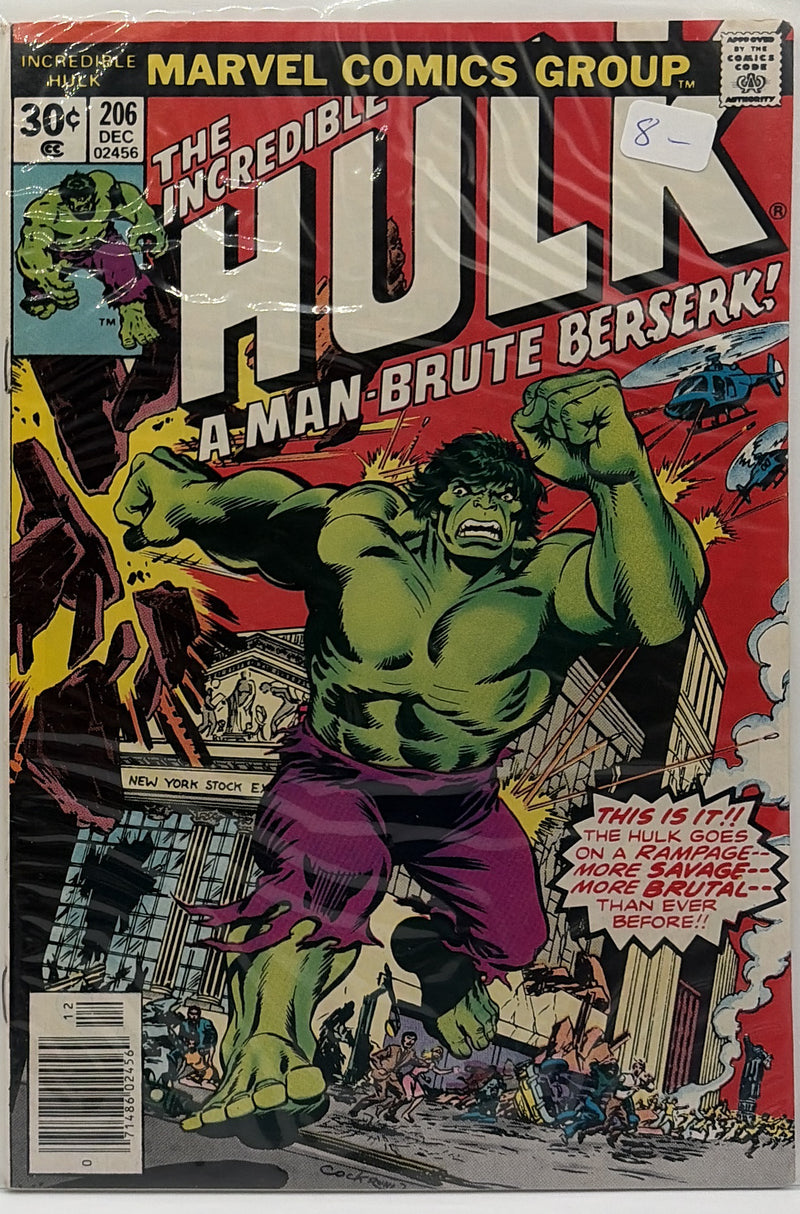 The Incredible Hulk #206 β front cover