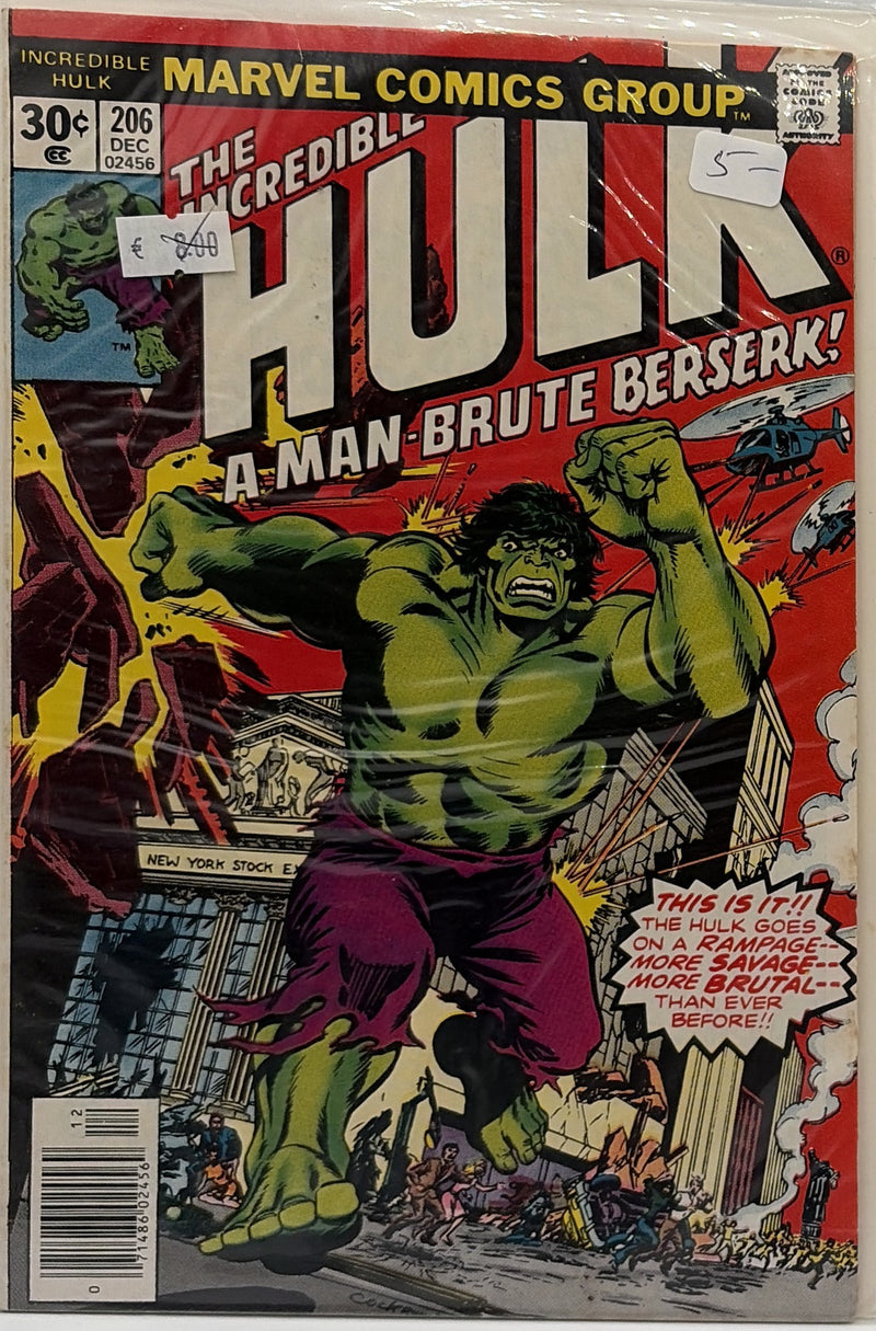 The Incredible Hulk #206 β front cover