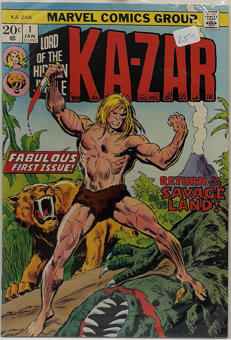 Ka-Zar #1 β front cover