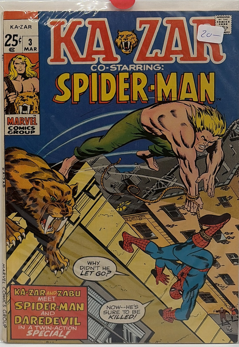 Ka-Zar #3 β front cover