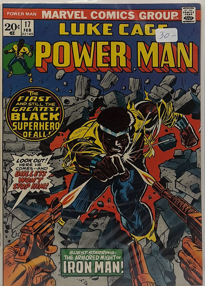 Power Man #17 β front cover