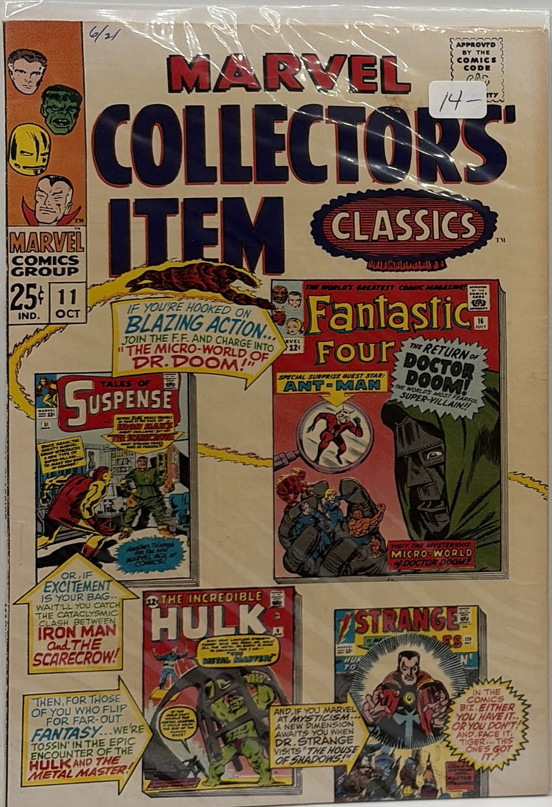 Marvel Collectors' Item Classics #11 β front cover
