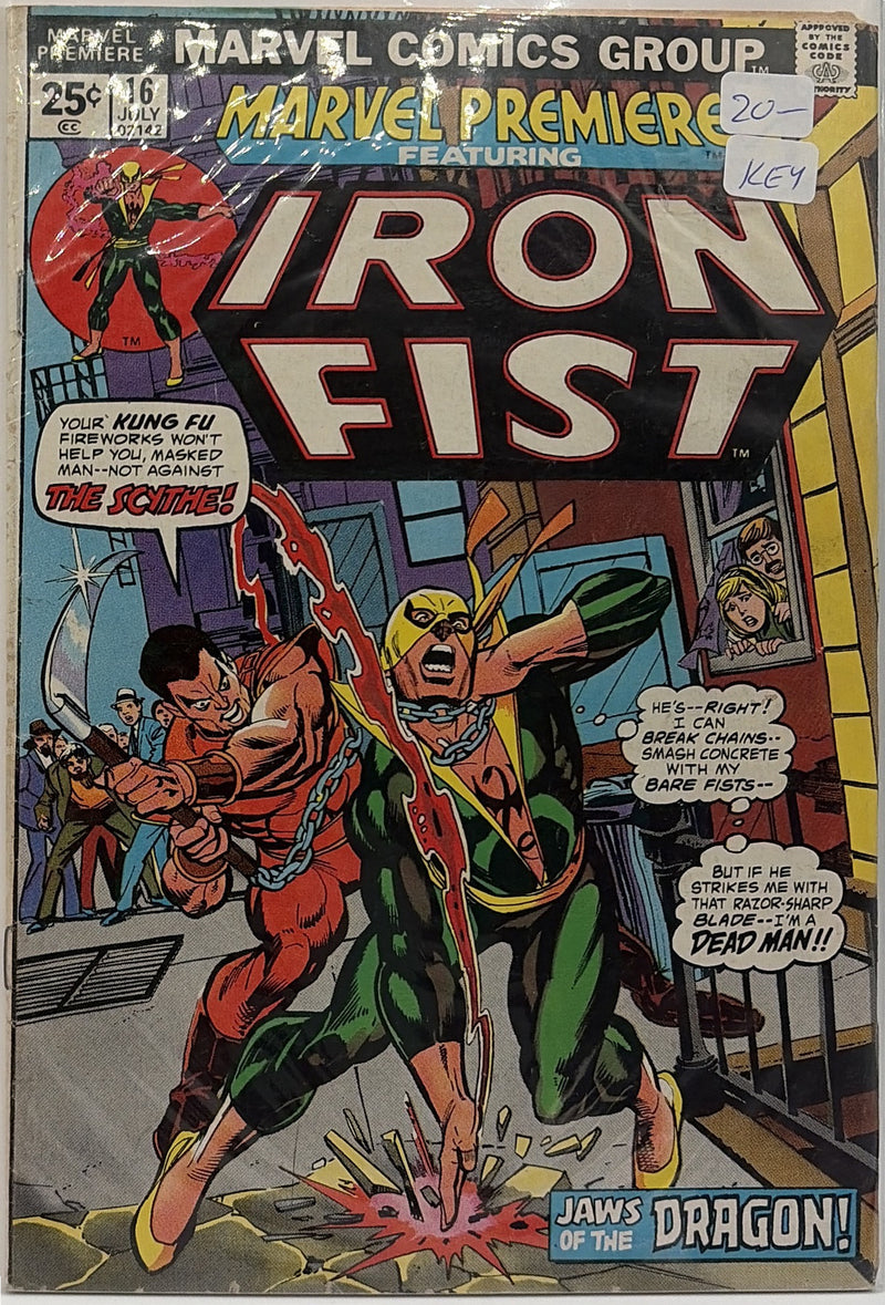 Marvel Premiere #16 β front cover