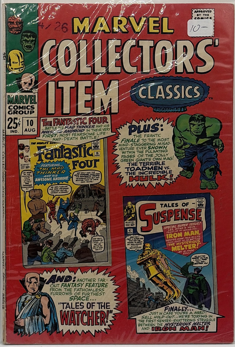Marvel Collectors' Item Classics #10 β front cover