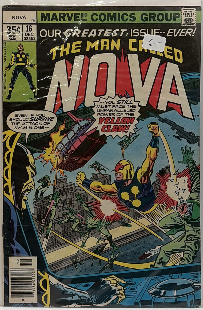 The Man Called Nova #16 β front cover