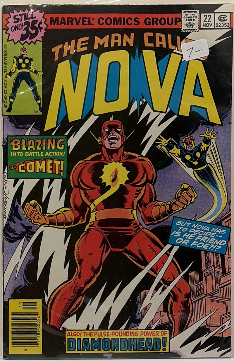 The Man Called Nova #22 β front cover
