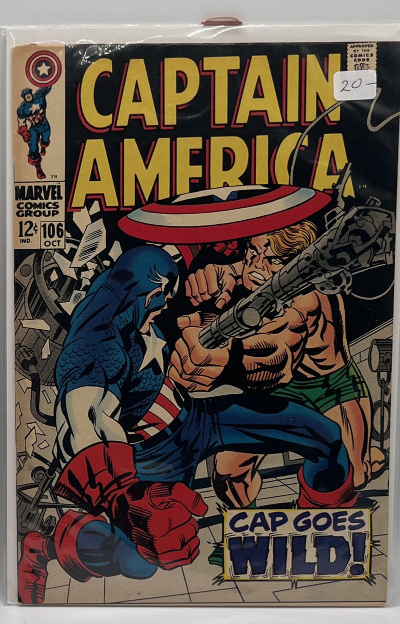 Captain America #106 cover