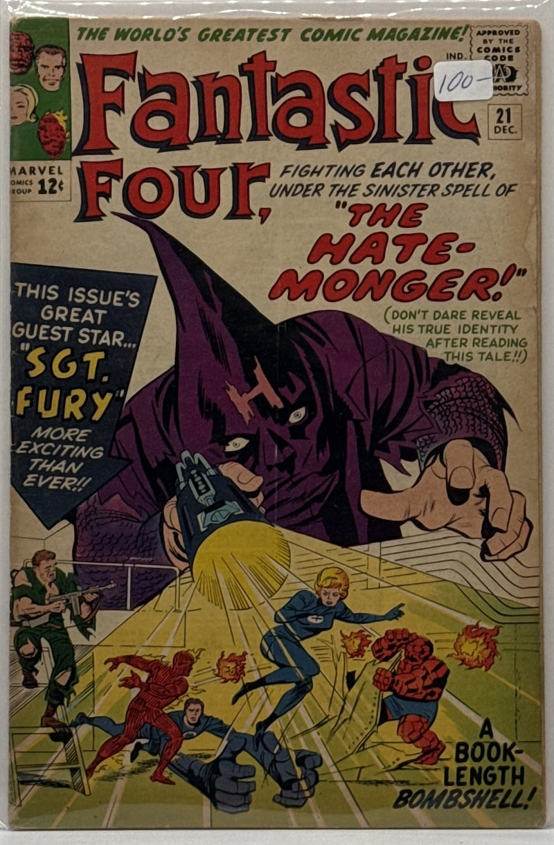 Fantastic Four #21 — front cover