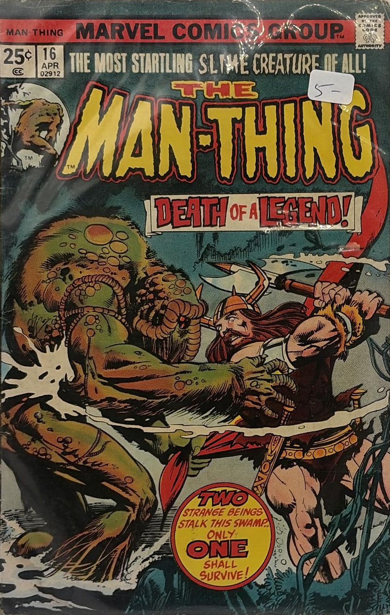 The Man-Thing #16 — front cover