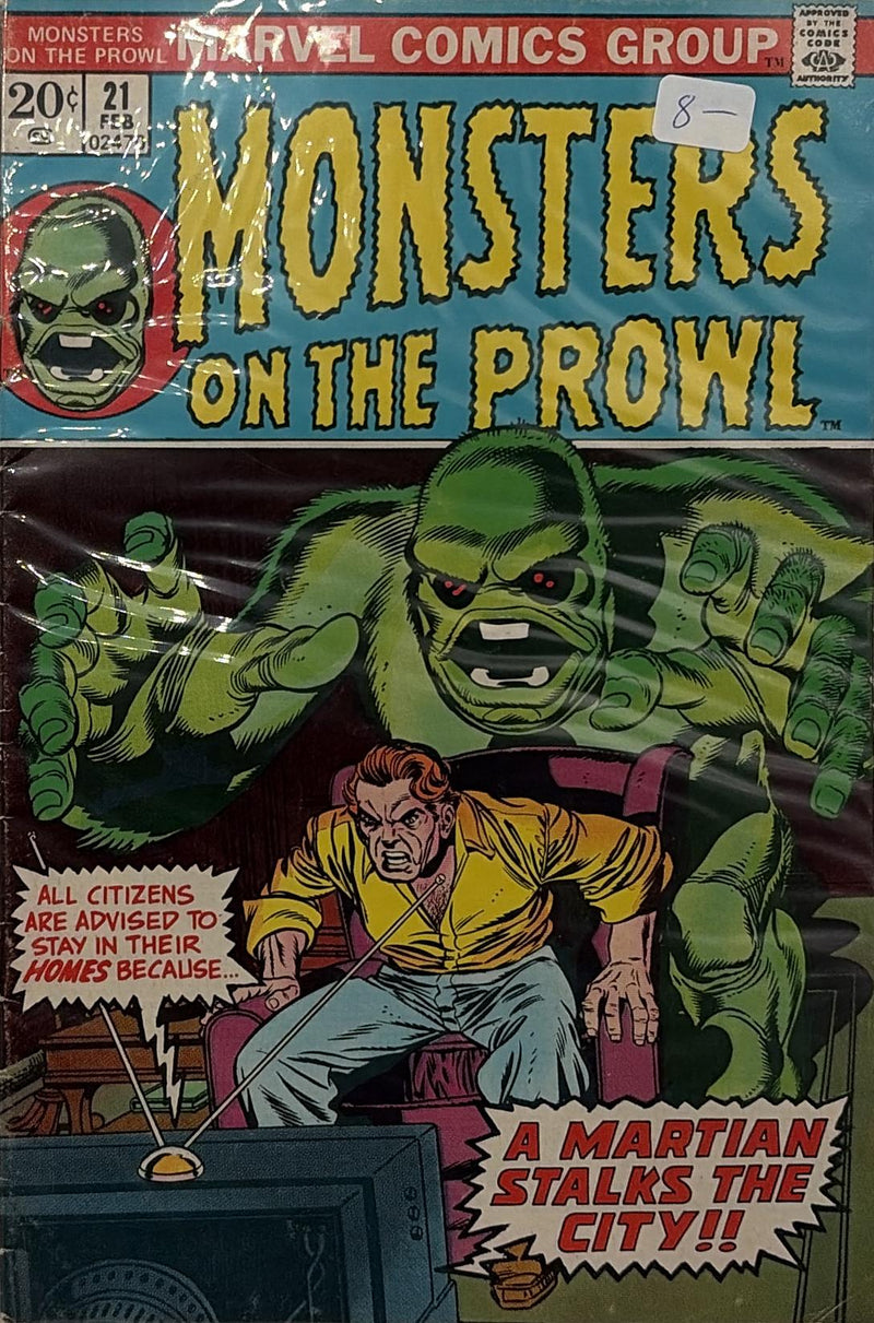Monsters on the Prowl #21 — front cover