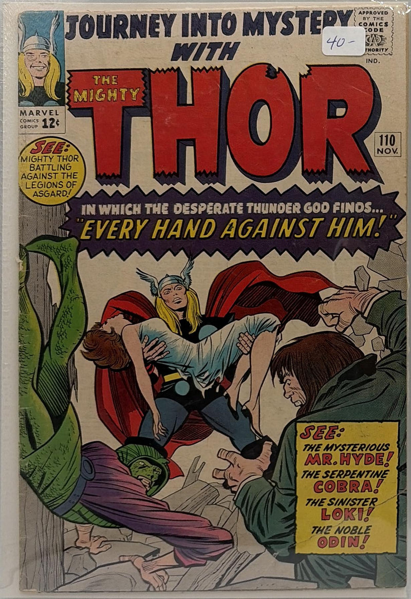 Journey Into Mystery #110 — front cover