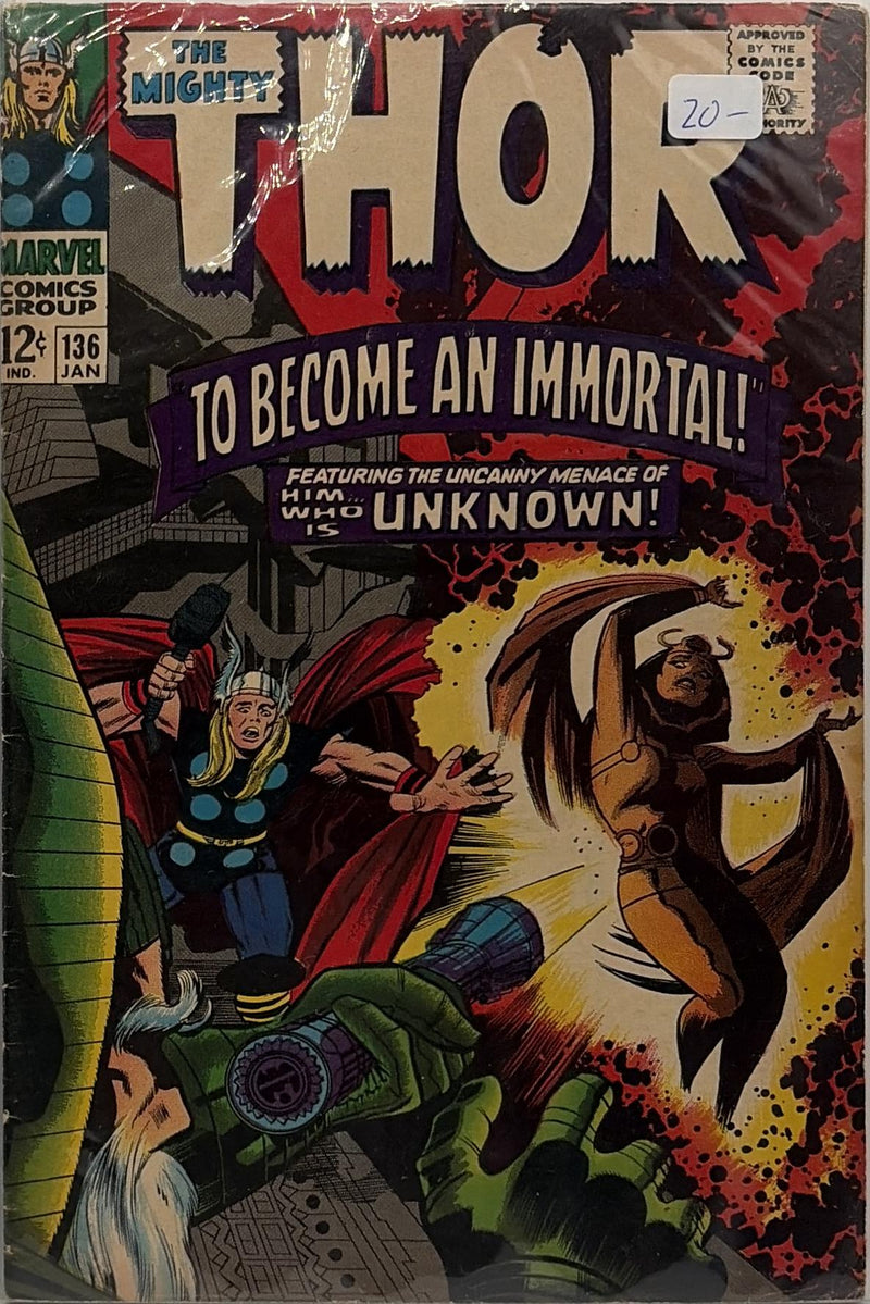 The Mighty Thor #136 — front cover