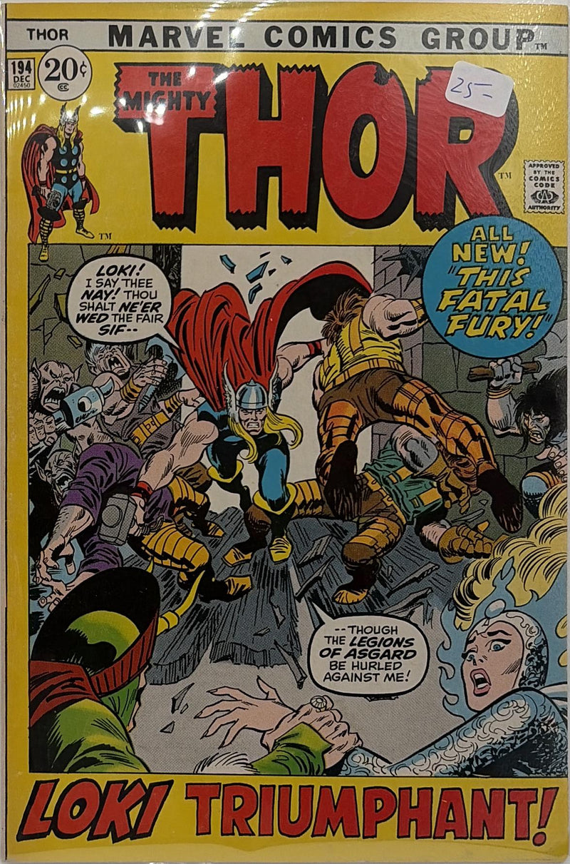 The Mighty Thor #194 — front cover