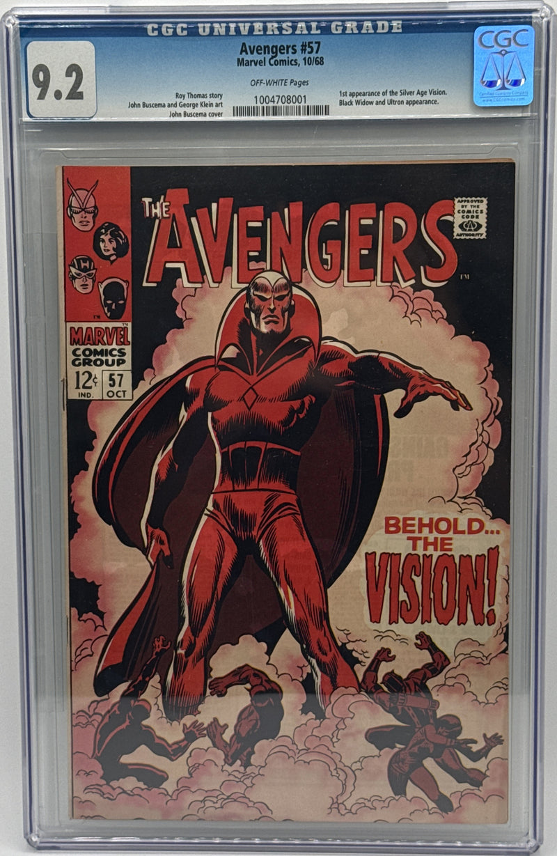 The Avengers #57 cover