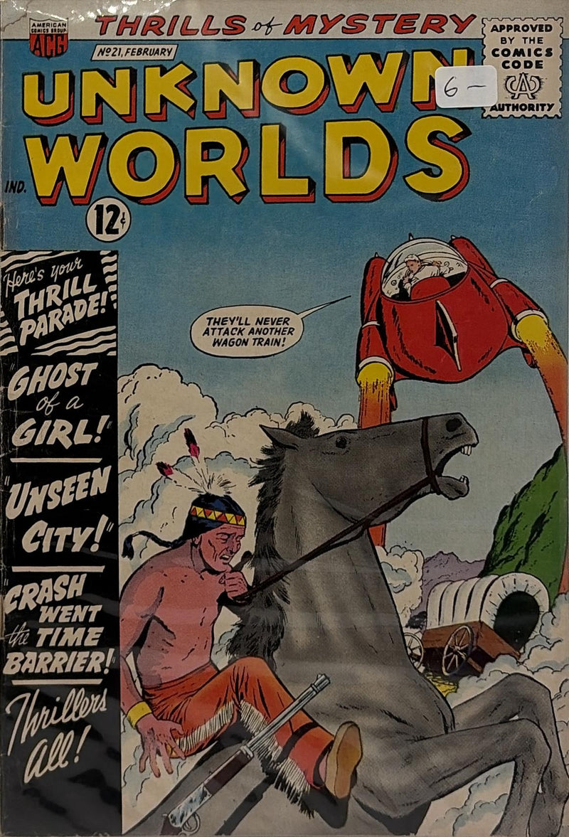 Unknown Worlds #21 — front cover