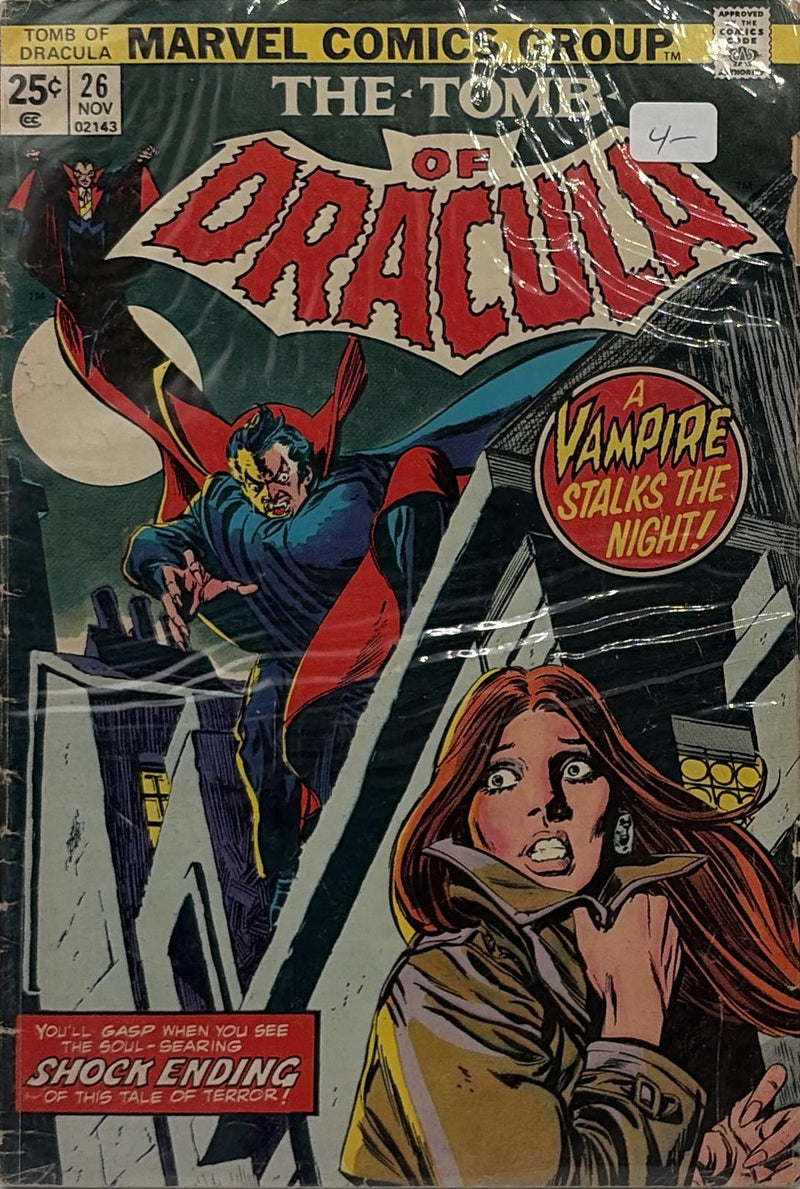 The Tomb of Dracula #26 — front cover