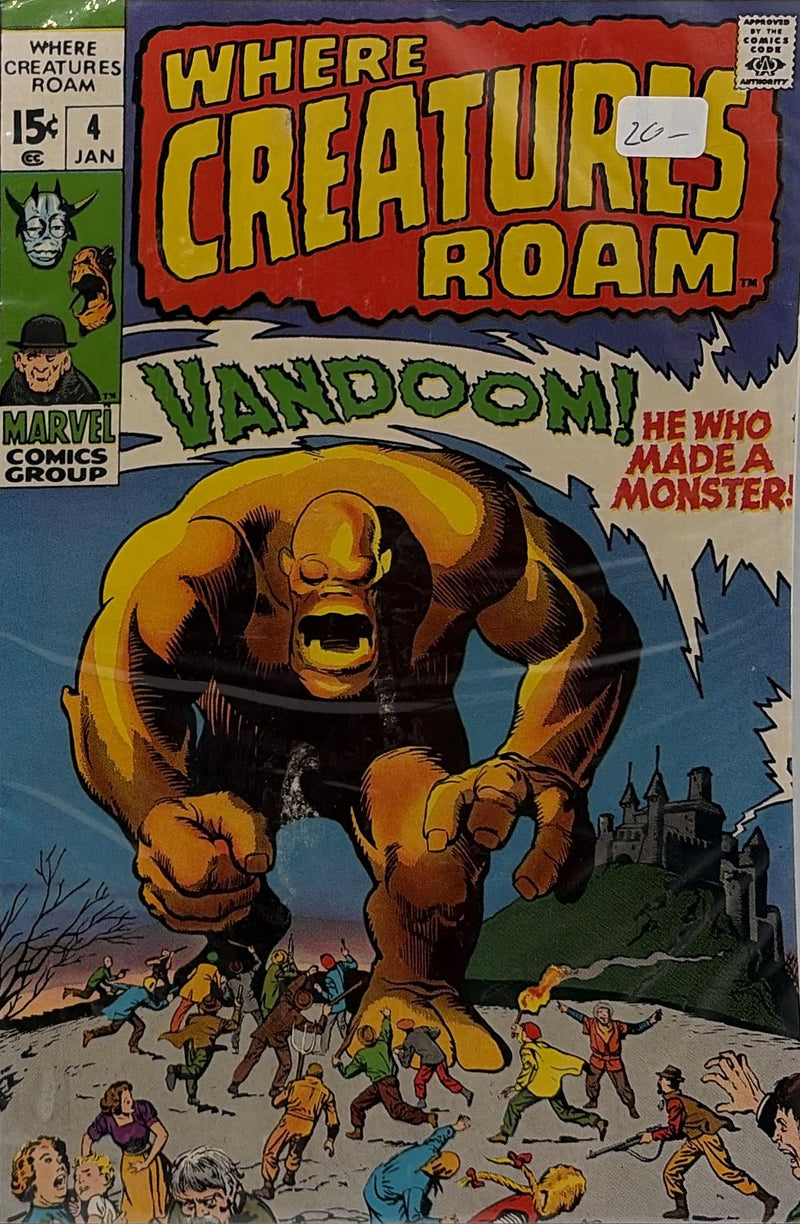 Where Creatures Roam #4 — front cover