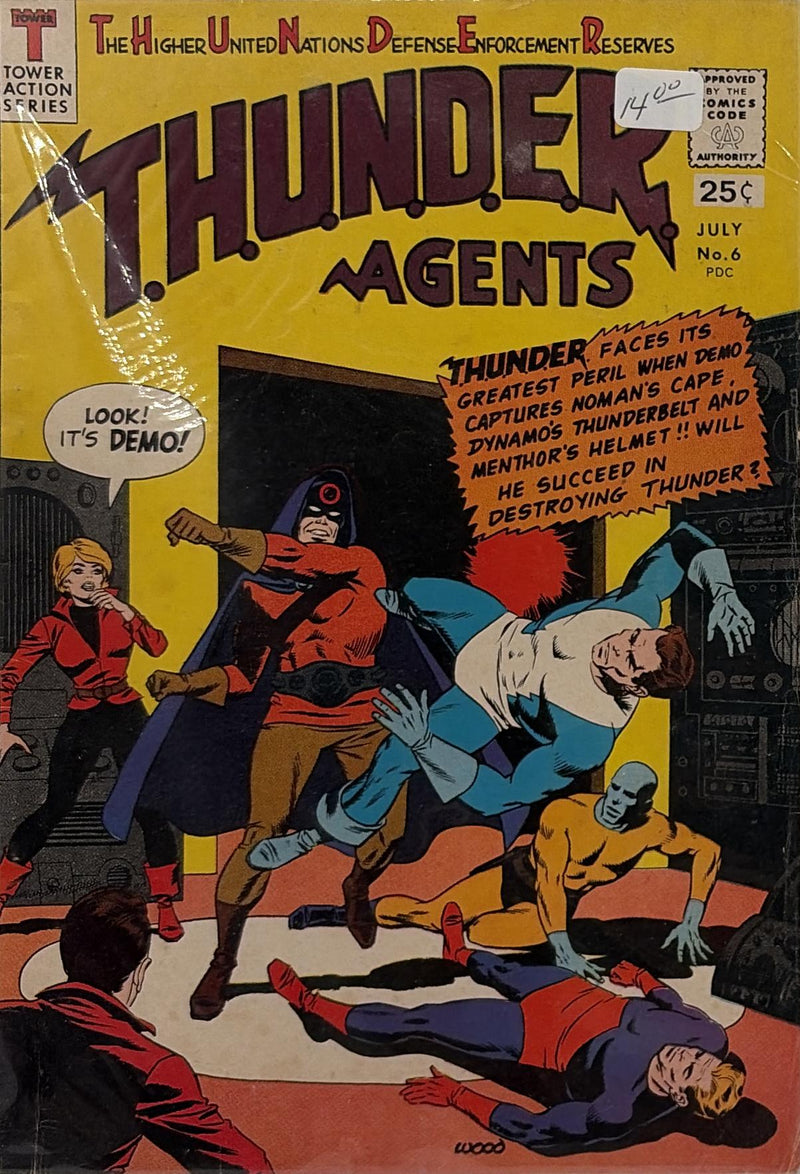 T.H.U.N.D.E.R. Agents #6 — front cover