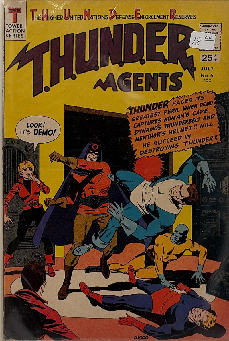 T.H.U.N.D.E.R. Agents #6 — front cover