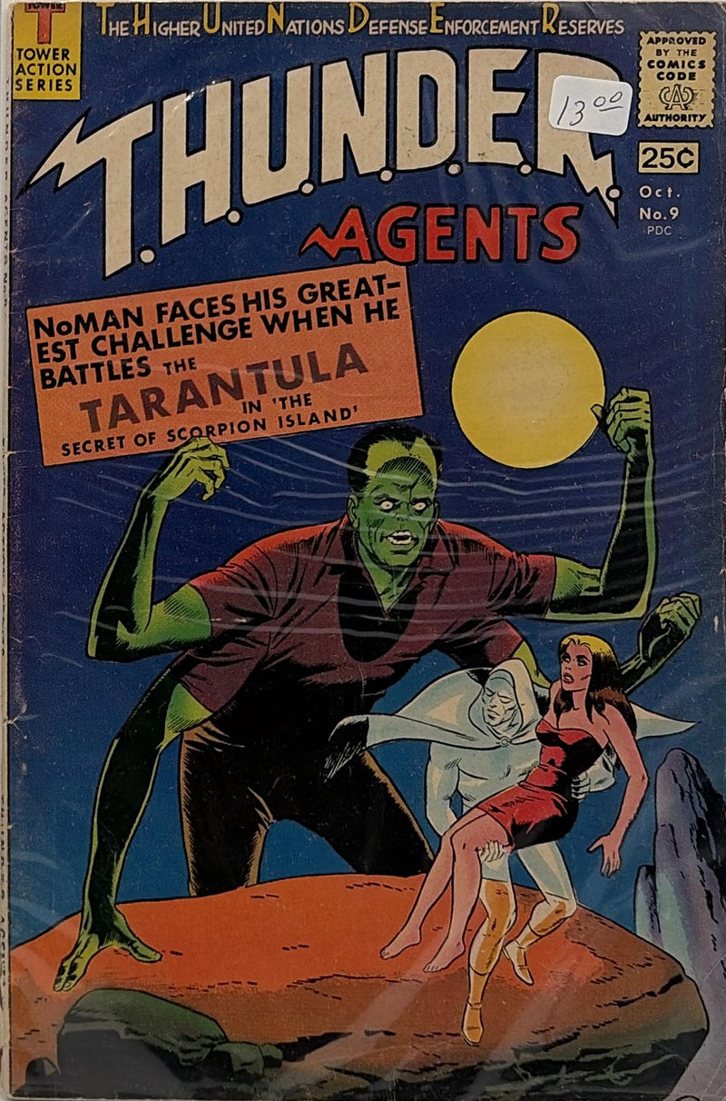 T.H.U.N.D.E.R. Agents #9 — front cover