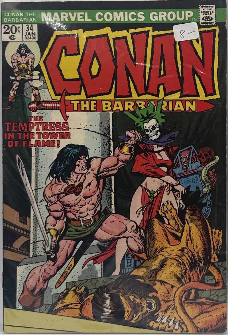 Conan the Barbarian #34 — front cover