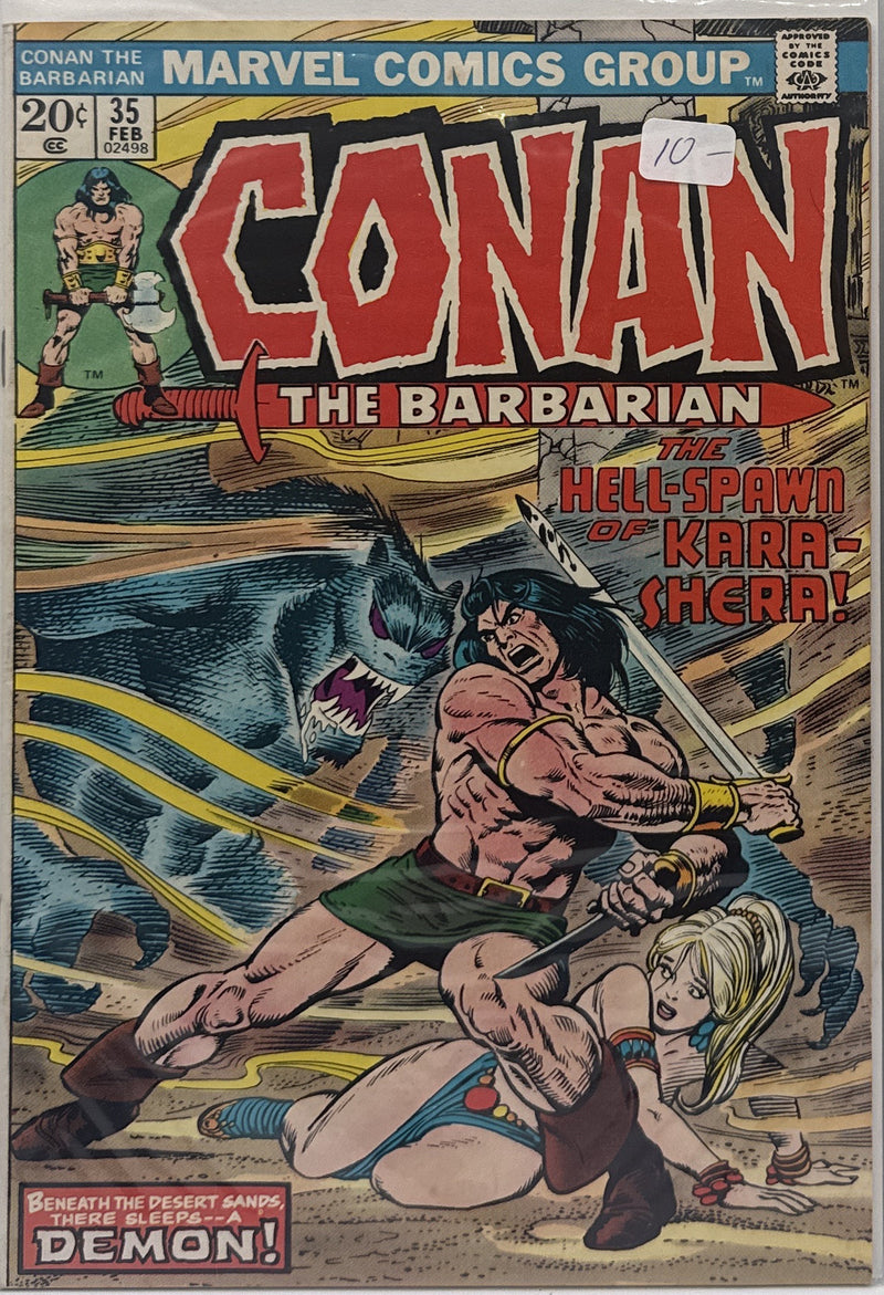 Conan the Barbarian #35 — front cover
