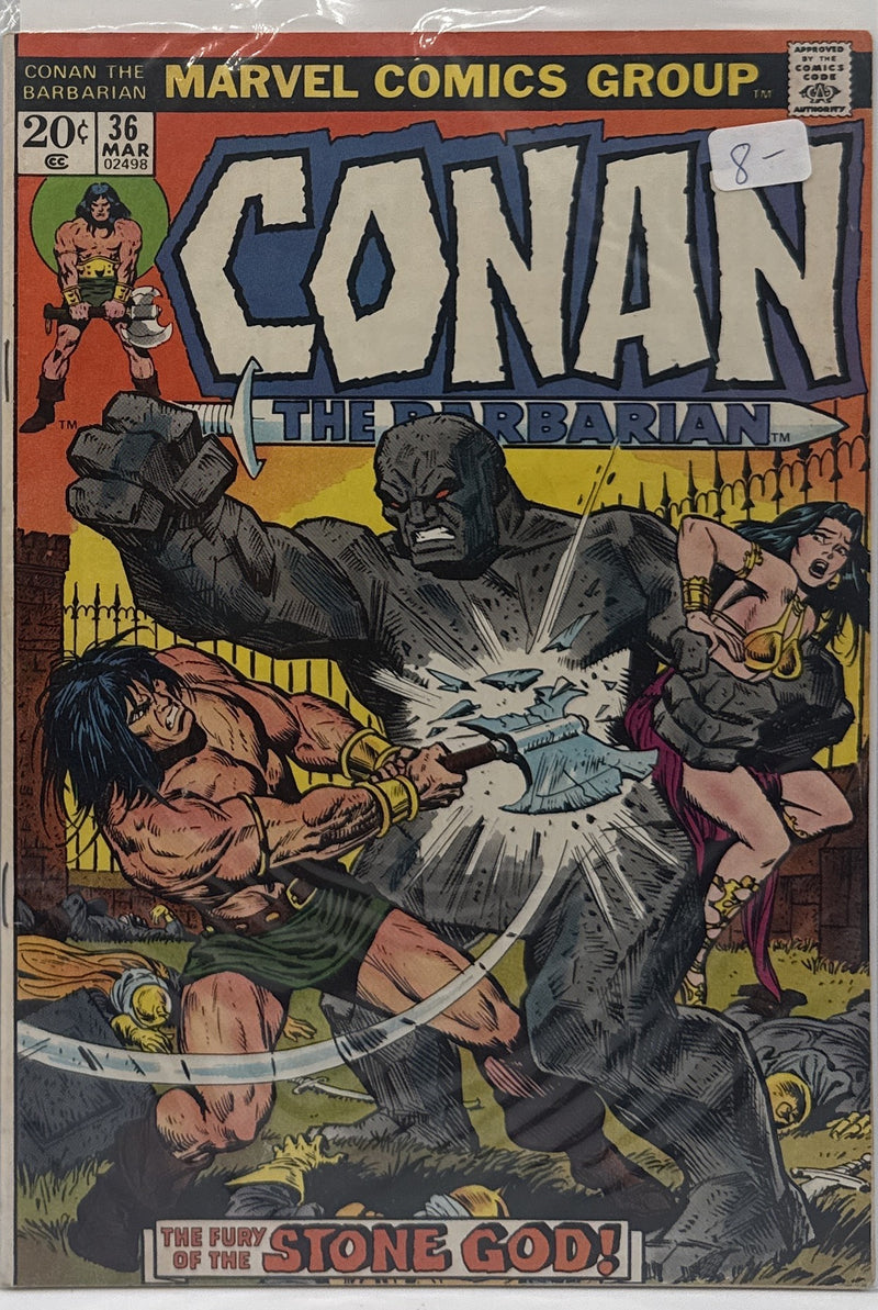 Conan the Barbarian #36 — front cover