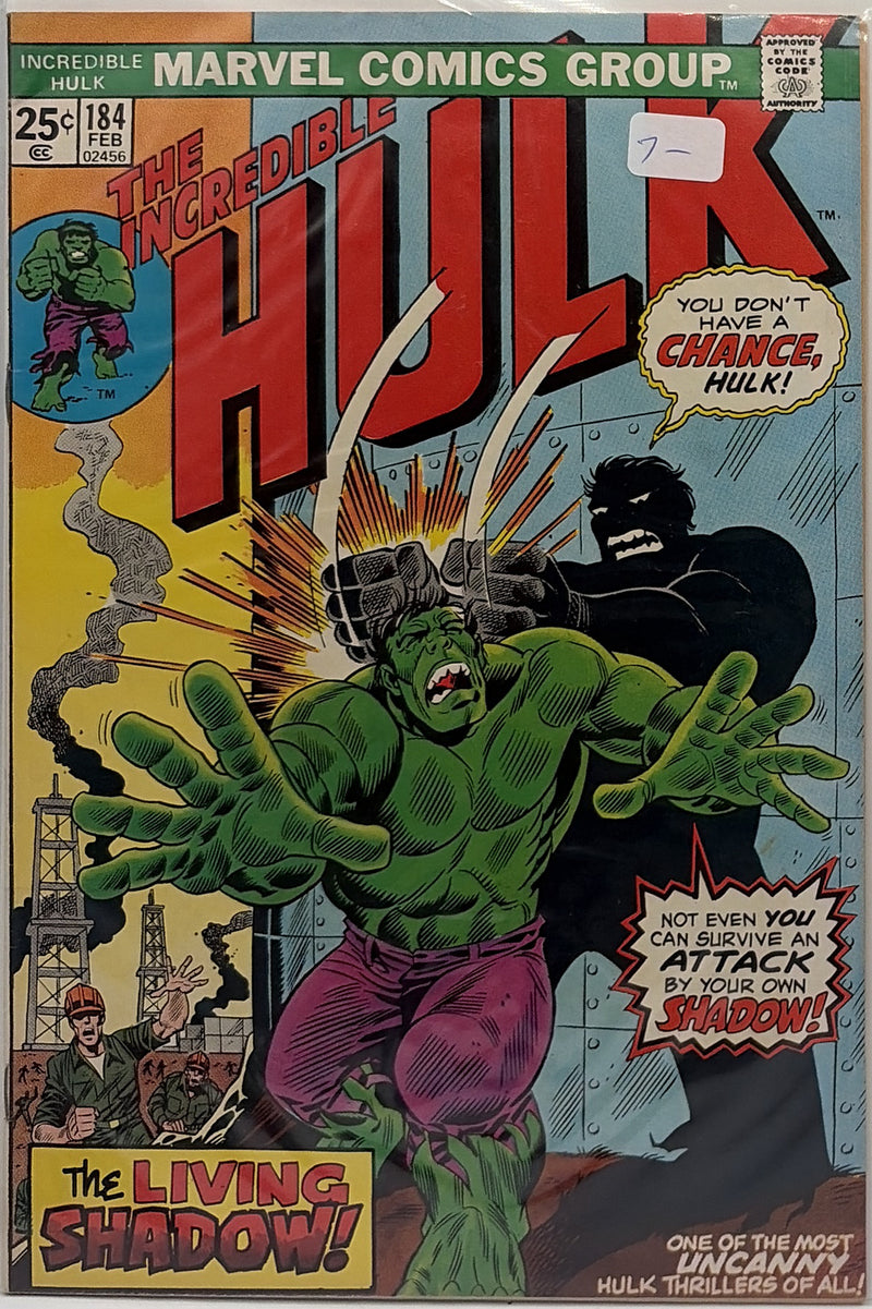 The Incredible Hulk #184 — front cover