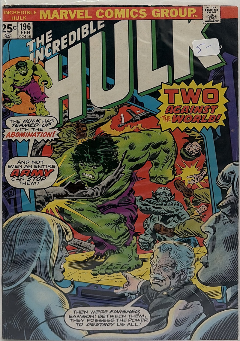 The Incredible Hulk #196 — front cover