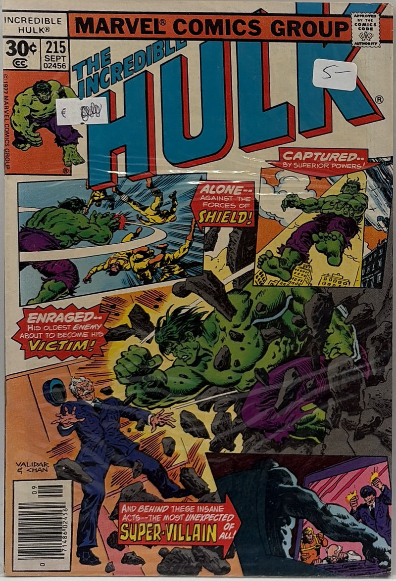 The Incredible Hulk #215 — front cover