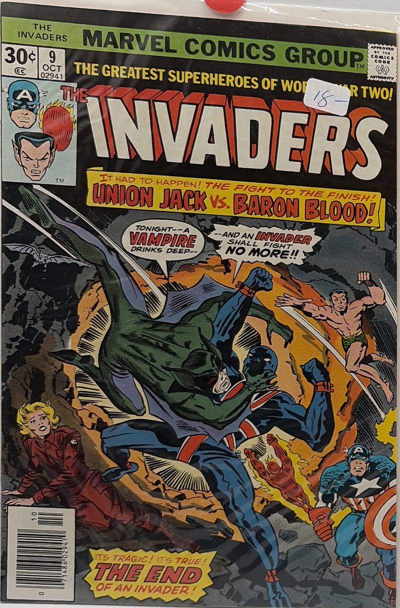 The Invaders #9 — front cover