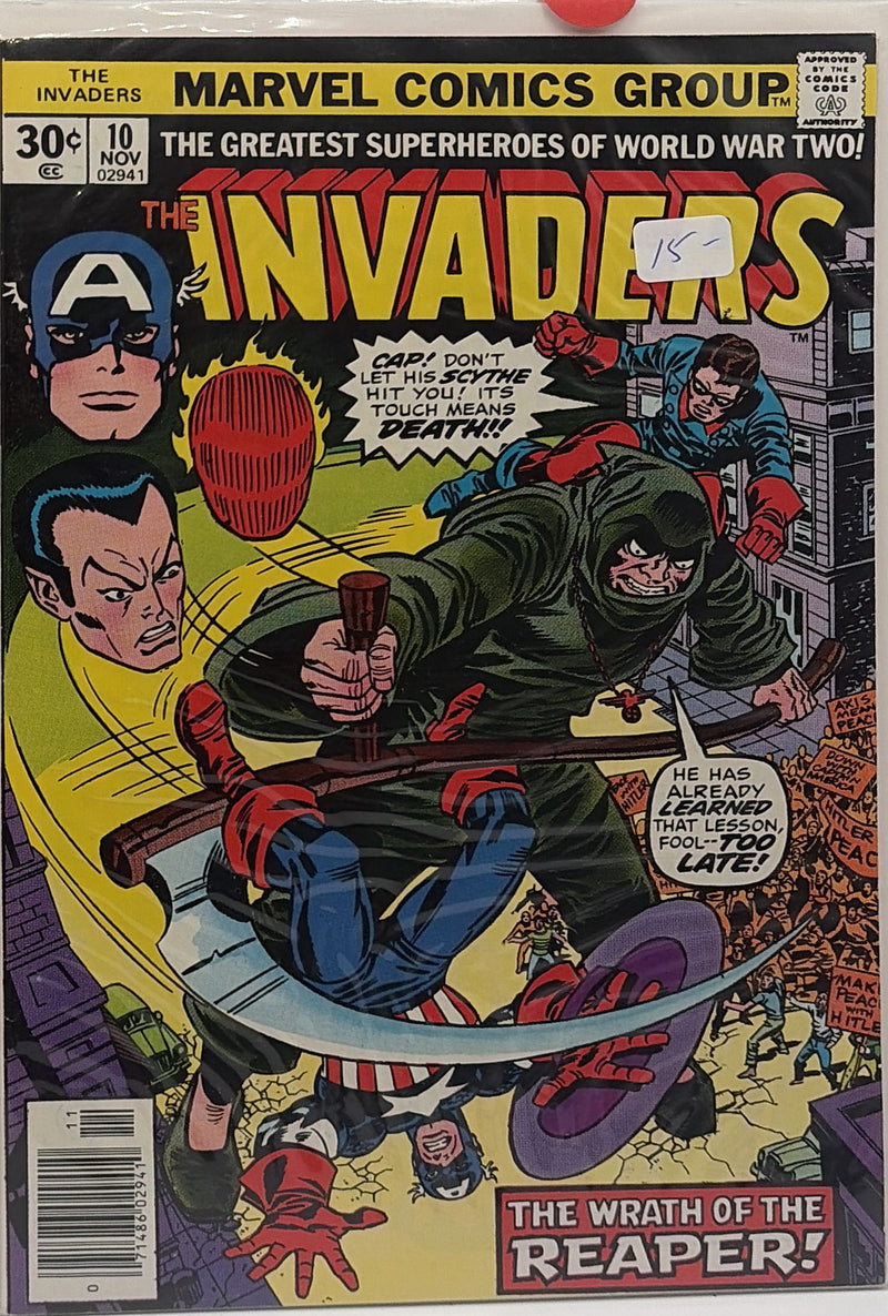 The Invaders #10 — front cover