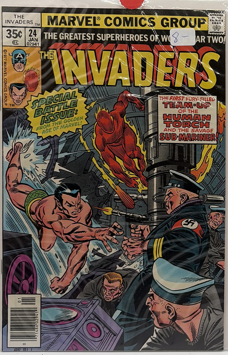 The Invaders #24 — front cover